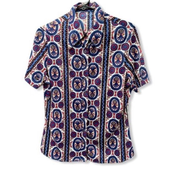 Vintage Polyester Blouse - Picture 1 of 6